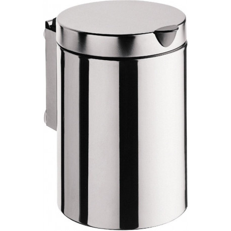 Poubelle suspendu, avec couvercle, 3 l inox EMCO