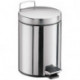 Système de poubelle 2 modèle sur pied, avec couvercle, 5 l inox EMCO