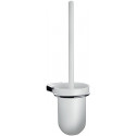 Ensemble de brosse de toilette LOGO 2 plastiqueblanc chromé