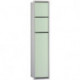 Module armoire WC ASIS 150 encastré 809mm aluminium/noir