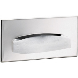 Porte-boîte à mouchoirs Emco SYSTEM 2 pour installation murale, acier inoxydable