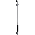 Barre d'appui pour douche système SYSTEM 2 gerade. avec revêtement chromé/noir