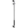 Barre d'appui pour douche système SYSTEM 2 gerade. avec revêtement chromé/noir