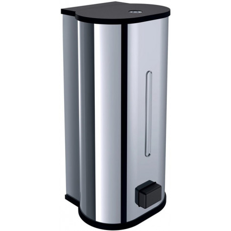 Distributeur de savon Emco SYSTEM 02 modèle mural. 800 ml chromés