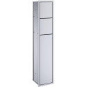 Module armoire WC ASIS Public 150 encastré 809mm Porte droite. aluminium