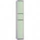 Module de toilettes invités Emco ASIS 150 encastré 964mm aluminium/blanc optique