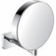 Miroir de rasage et de maquillage rond chromé