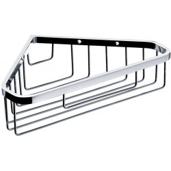 Panier à éponge d'angle système 2 avec fixation murale directe chrome EMCO