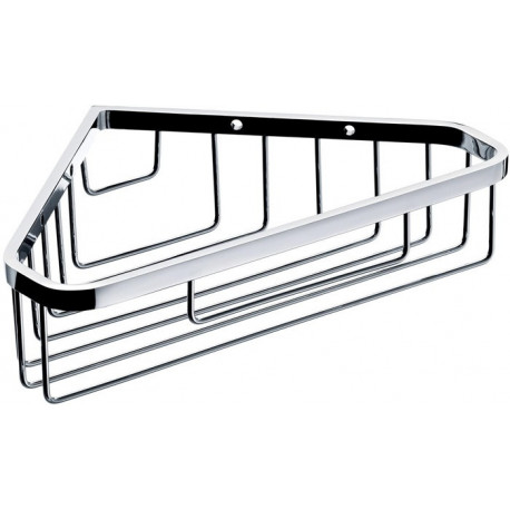 Panier à éponge d'angle système 2 avec fixation murale directe chrome EMCO