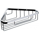 Panier à éponge d'angle système 2 avec fixation murale directe chrome EMCO