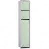 Armoire Module WC ASIS 150 à encastrer, 809 mm chromé/optiwhite