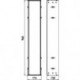 Cadre d'installation ASIS 150 pour UP-Modul avec 964mm Hauteur