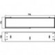 Cadre d'installation ASIS pour Module de rangement dissimulé 800mm