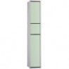 Module armoire WC ASIS 150 encastré 964mm chromé/blanc optique
