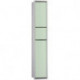 Module armoire WC ASIS 150 encastré 964mm chromé/noir