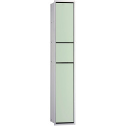 Module armoire WC ASIS 150 encastré 964mm chromé/noir