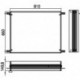 Cadre d'installation ASIS prestige pour armoire encastrée éclairée 810x660mm