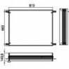 Cadre d'installation ASIS prestige pour armoire encastrée éclairée 810x660mm