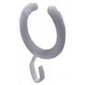 Anneaux de rideau de douche 2, lot de 10 EMCO blanc