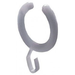 Anneaux de rideau de douche 2, lot de 100 EMCO blanc