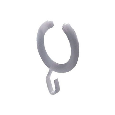 Anneaux de rideau de douche 2, lot de 100 EMCO blanc