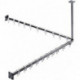 Ensemble rideau de douche System 2 1000 mm chrome EMCO