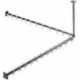 Ensemble rideau de douche System 2 1200 mm chrome EMCO