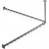 Ensemble rideau de douche System 2 1200 mm chrome EMCO