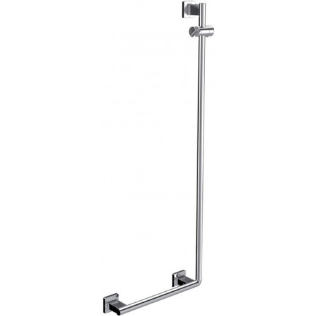 Barre d'appui pour douche système 2 gauches chrome EMCO