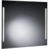 Miroir lumineux premium 800x700mm. éclairage LED