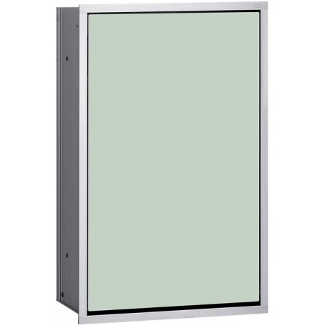 Module collecteur de déchets ASIS 300 encastré 495mm aluminium/noir