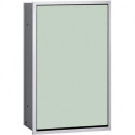Module collecteur de déchets ASIS 300 encastré 495mm aluminium/noir