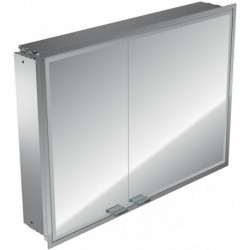 Armoire de toilette lumineuse ASIS prestige 1015mm UP largeur Porte droite sans Radio