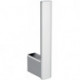 Porte-papier Reserve 050513301 loft noir Version vertical pour 1 rouleau