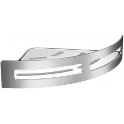 Panier d'angle avec insert, dimension d'angle 180 mm. chrome