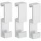 Crochet LOFT 3er Set. attachable blanc