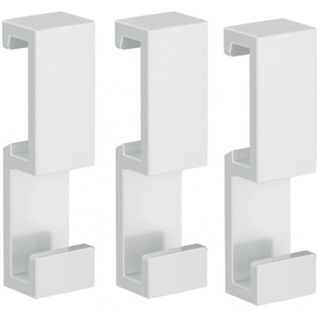 Crochet LOFT 3er Set. attachable blanc