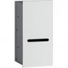 Module armoire papier toilette 2.0. gauche UP. 346mm. sans cadre EB. alu/noir