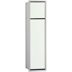 Module armoire WC ASIS 150 encastré 654mm chromé/blanc optique