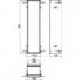 Cadre d'installation ASIS 150 pour UP-Modul avec 654mm Hauteur