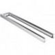 Porte-serviettes TREND 2 bras, rigide 430 mm chromé