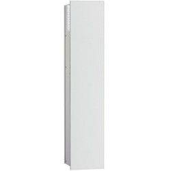 Module armoire WC 2.0.1-portes. droite UP. 811mm.sans cadre EB.alu/blanc optique