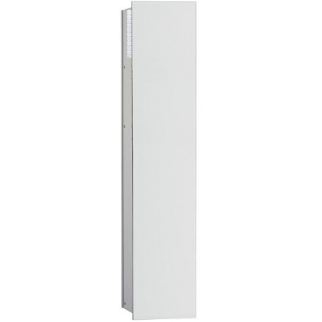 Module armoire WC 2.0.1-portes. droite UP. 811mm.sans cadre EB.alu/blanc optique