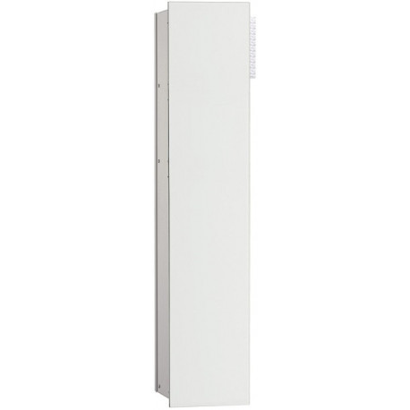 Module armoire WC 2.0.1-portes. gauche UP. 811mm.sans cadre EB.alu/blanc optique