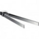 Porte-serviettes emco loft. pivotant à deux bras. 310mm. Noir