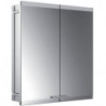 Armoire miroir illuminée LED evo encastrer 600 mm. 2-portes. IP 20 X