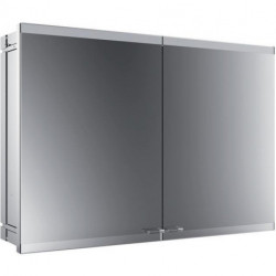 Armoire miroir illuminée LED evo encastrer 1000 mm. 2-portes. IP 20 X