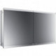 Armoire miroir illuminée LED evo encastrer 1200 mm. 2-portes. IP 20 X