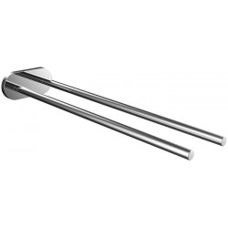 Porte-serviettes ROet 400 mm chromé rigide, 1 bras EMCO