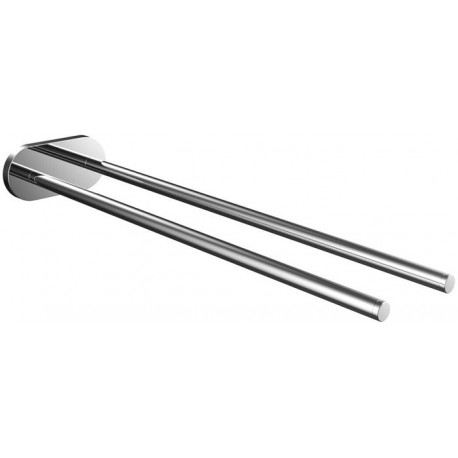 Porte-serviettes ROet 400 mm chromé rigide, 1 bras EMCO